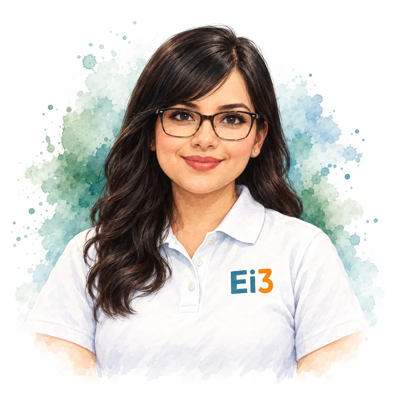 Retrato en acuarela de Jessica Liz Velázquez, CRM e IA de Evolución i3